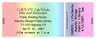 Rainbow 2 Medium Full Color Ticket with Text