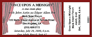 Masks Medium Full Color Ticket with Text