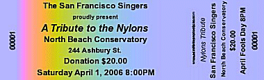 Rainbow Full Color Ticket with Text