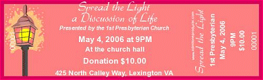 Streetlight Full Color Ticket with Text