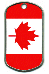 AOP DOG Tag - Canadian Flag
