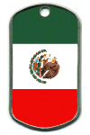 AOP DOG Tag - Mexican Flag