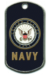 AOP DOG TAG - Navy
