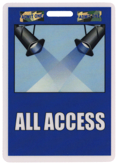 All Access Lights Badge with Foil Security