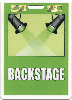 Backstage Pass Lights with Foil Security