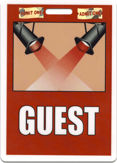 Guest Lights Badge with Foil Security
