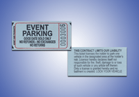 Parking Style Roll Tickets