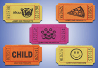 School Style Roll Tickets
