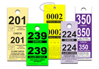 Coat Check Tickets