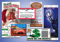 Admission Tickets Samples