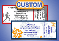 Medium Full Color Souvenir Tickets
