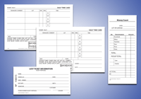 Parking Forms and Receipts