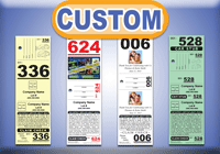 Custom Valet Parking Tickets