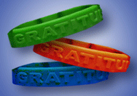 Custom Embossed Silicone Wristbands