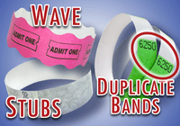 Specialty Tyvek Wristbands