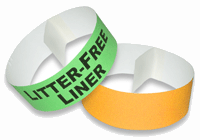 Custom Litter-Free Liner Tyvek&reg; Wristbands