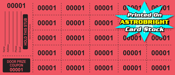 Stock Chinese Auction Tickets