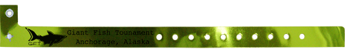 Custom Chrome Wristband with Image