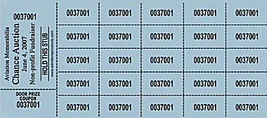 chinese auction ticket prices