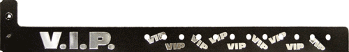 VIP Foil Plastic Wristbands