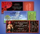 Our Full-color Event Tickets can be customized with your text and have background images to fit any occasion or theme.