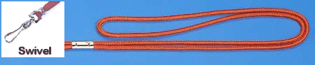 Round Cord Lanyard 1/8" Diameter with Swivel