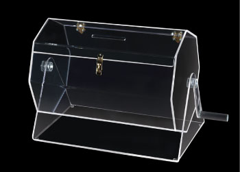 Large Acrylic Raffle Drum