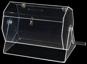 Large Acrylic Raffle Drum