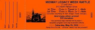 Jumbo 2-3/4" x 8-1/2" Raffle Ticket with Logo