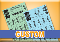 Stock Chinese Auction Tickets