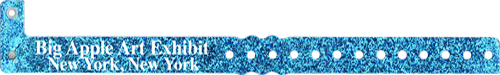Custom Sparkle Wristband with Text