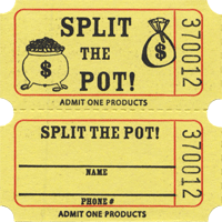 Stock Raffle Roll Tickets
