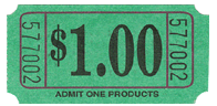 1x2 Dollar Roll Tickets