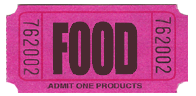 1x2 Food Roll Tickets