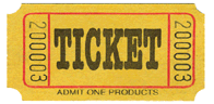 1x2 Ticket Roll Tickets