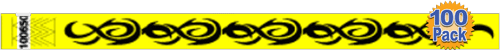 3/4" Premium Tattoo Tyvek Wristbands 100 Pack