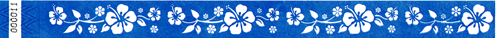 3/4" Premium Aloha Tyvek Wristbands