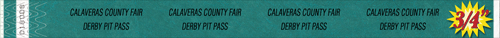 Fanfolded 3/4" Custom Tyvek Wristbands - Text Repeated