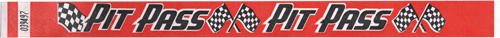 3/4" Premium Pit Pass Tyvek Wristbands