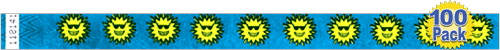3/4" Premium Sun Shades Tyvek Wristbands 100 Pack