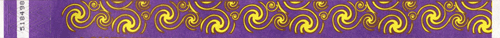 3/4" Swirls Tyvek Wristbands