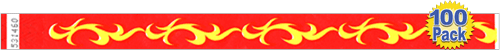 3/4" Premium Tribal Tyvek Wristbands 100 Pack