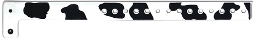 Cow Vinyl Wristbands 50 pack