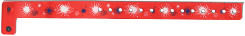 Fireworks Vinyl Wristbands 50 pack