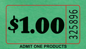 Dollar - Single Roll Tickets