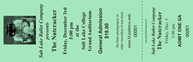 Jumbo Vertical Economy Event Ticket with Logo