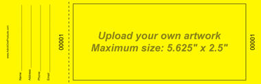 Upload-Your-Own Jumbo Raffle Ticket