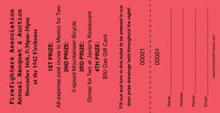 Large Vertical Raffle Ticket