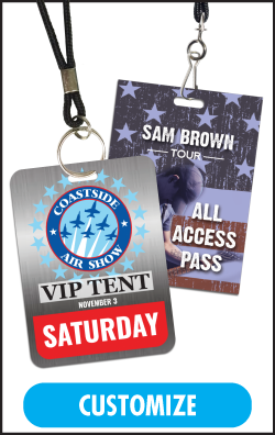 Custom event badges, Print badges online