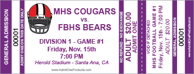 Classic GA Ticket - Color Logo and Text - Horizontal